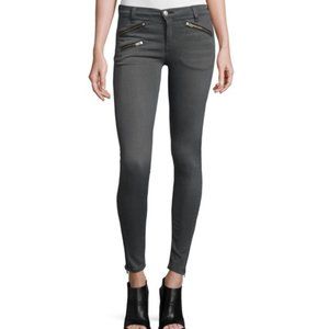 Rag & Bone Grey Moto Zipper Jeans Sz 28